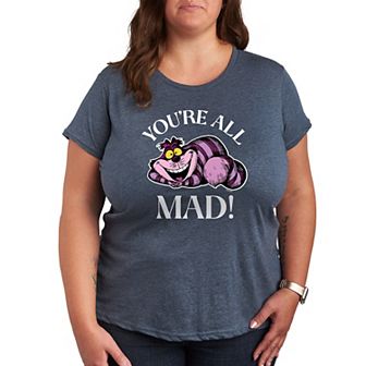 Disney's Alice in Wonderland Plus You're All Mad Graphic Tee