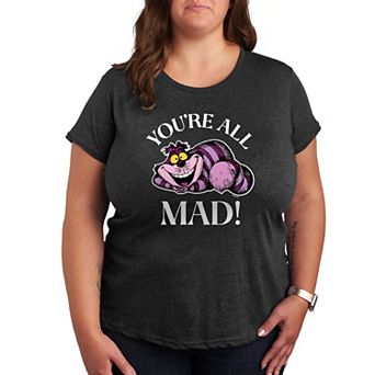 Disney's Alice in Wonderland Plus You're All Mad Graphic Tee