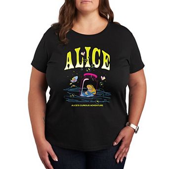 Disney's Alice in Wonderland Plus Alice In Bottle Graphic Tee