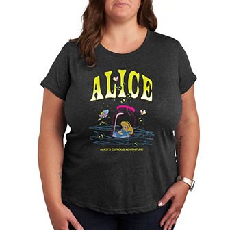 Disney's Alice in Wonderland Plus Alice In Bottle Graphic Tee