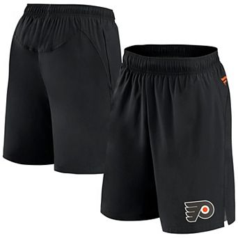 Men's Fanatics Branded Black Philadelphia Flyers Authentic Pro Tech Shorts