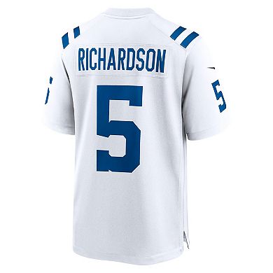 Men's Nike Anthony Richardson White Indianapolis Colts 2023 NFL Draft First Round Pick Game Jersey