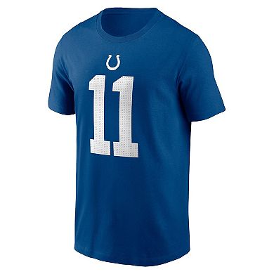 Men's Nike Michael Pittman Jr. Royal Indianapolis Colts Player Name & Number T-Shirt