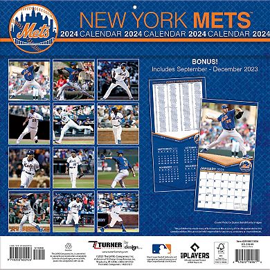 New York Mets 2024 12'' x 12'' Team Wall Calendar