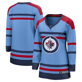Women's Fanatics Branded Light Blue Winnipeg Jets Anniversary Premier Breakaway Jersey