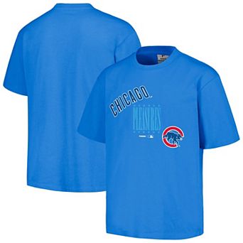 Men's PLEASURES Royal Chicago Cubs Repurpose T-Shirt