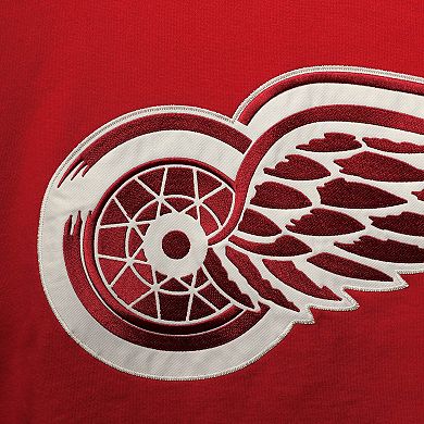 Men's '47 Gordie Howe Red Detroit Red Wings Retired Player Name & Number Lacer Pullover Hoodie