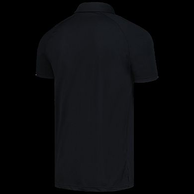 Men's Levelwear Black San Francisco Giants Sector Batter Up Raglan Polo