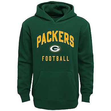 Toddler Green/Heather Gray Green Bay Packers Play by Play Pullover Hoodie & Pants Set