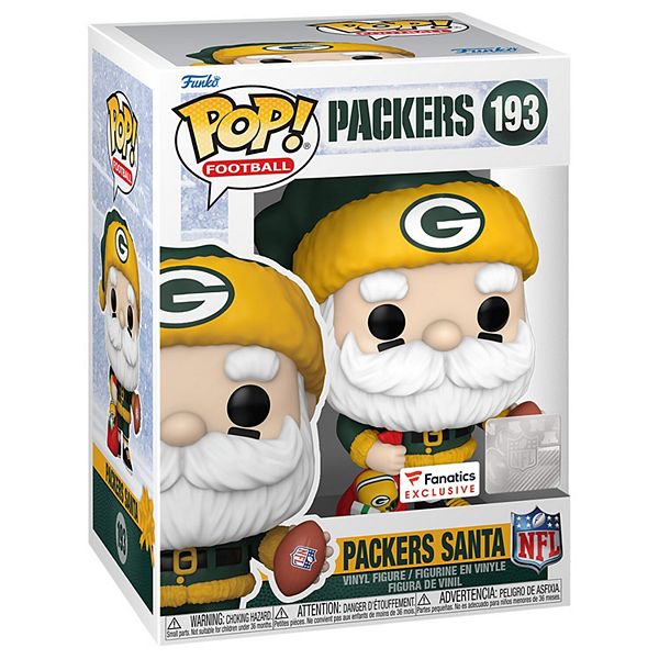 Green Bay Packers Santa Funko Pop! Fanatics Exclusive Vinyl Figure