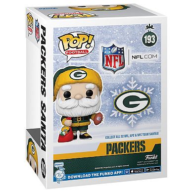 Green Bay Packers  Santa Funko Pop! Fanatics Exclusive Vinyl Figure