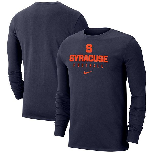 Men's Nike Navy Syracuse Orange Changeover Performance Long Sleeve T-Shirt