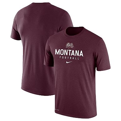 Men's Nike Maroon Montana Grizzlies Performance  T-Shirt
