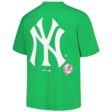 Men's PLEASURES Green New York Yankees Ballpark T-Shirt