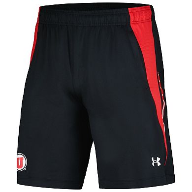 Men's Under Armour Black Utah Utes Tech Vent Shorts