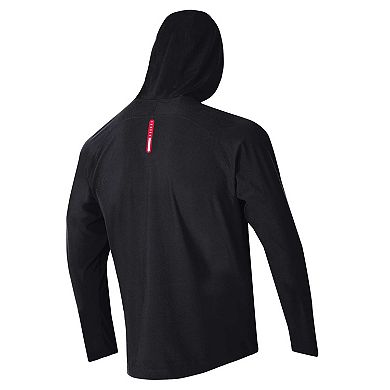 Men's Under Armour Black Texas Tech Red Raiders Unstoppable Raglan Full-Zip Jacket
