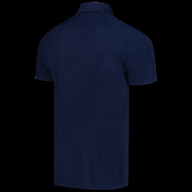 Men's Levelwear Navy Seattle Mariners Sector Batter Up Raglan Polo
