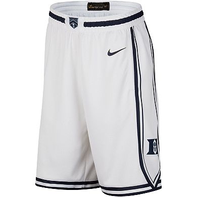 Men's Nike White Duke Blue Devils Limited Performance Shorts