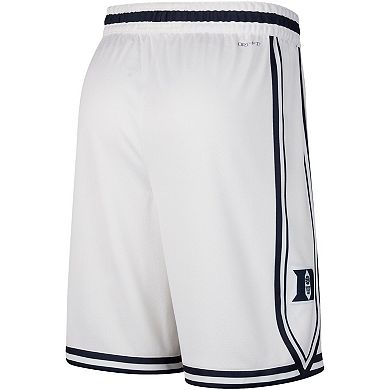 Men's Nike White Duke Blue Devils Limited Performance Shorts
