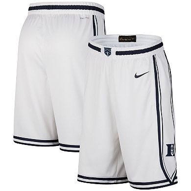 Men's Nike White Duke Blue Devils Limited Performance Shorts