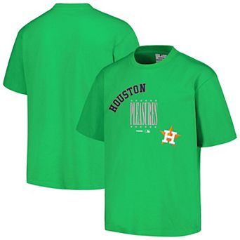 Men's PLEASURES Green Houston Astros Repurpose T-Shirt