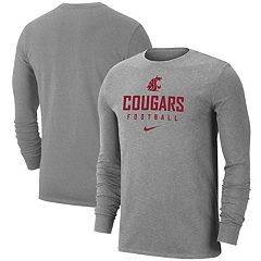 Men's Champion Gray Louisville Cardinals Baseball Stack Long Sleeve T-Shirt