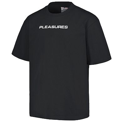 Men's PLEASURES Black New York Mets Ballpark T-Shirt