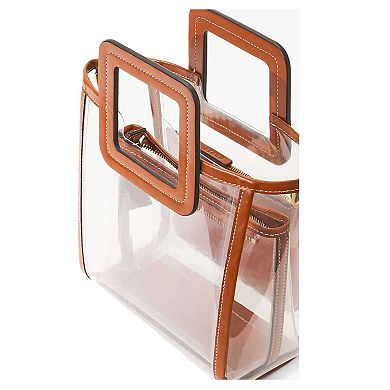 Women's STAUD Las Vegas Raiders Clear Mini Shirley Bag