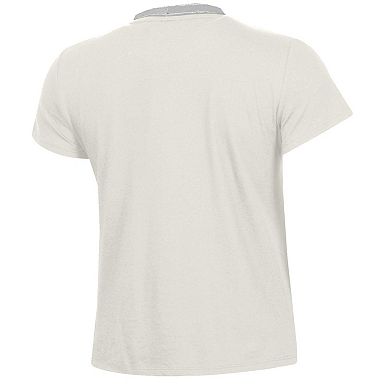 Women's Under Armour Cream Maryland Terrapins Iconic T-Shirt