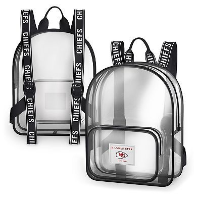 WEAR by Erin Andrews Kansas City Chiefs Clear Stadium Backpack