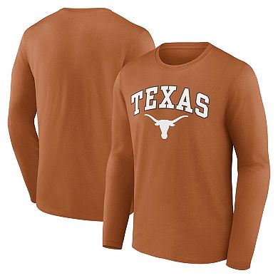 Men's Fanatics Branded Texas Orange Texas Longhorns Campus Long Sleeve T-Shirt