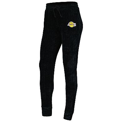 Women's College Concepts Black Los Angeles Lakers Linger Pants