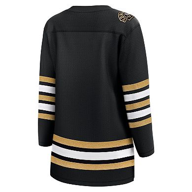 Women's Fanatics Branded Black Boston Bruins 100th Anniversary Premier Breakaway Jersey
