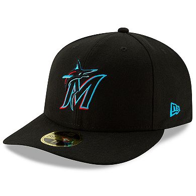 Men's New Era Black Miami Marlins 2023 Postseason Low Profile 59FIFTY ...