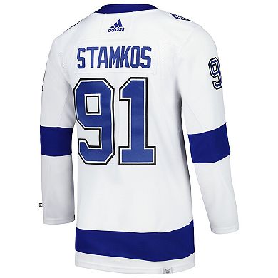 Men's adidas Steven Stamkos White Tampa Bay Lightning Away Primegreen Authentic Pro Player Jersey