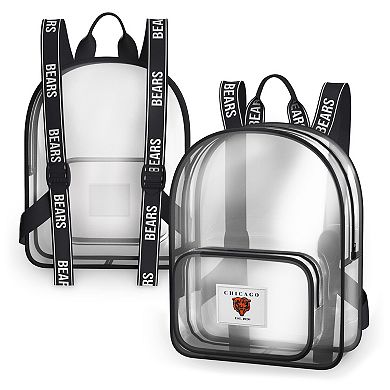 WEAR by Erin Andrews Chicago Bears Clear Stadium Backpack