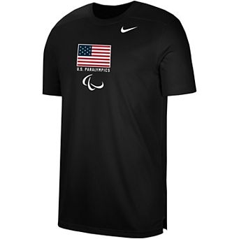 Men's Nike Black Team USA UV Coach Performance T-Shirt
