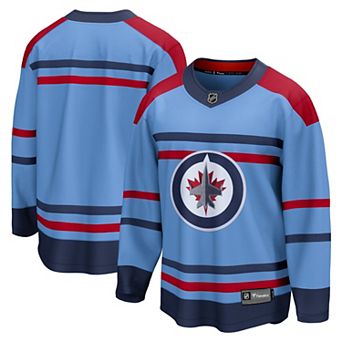 Men's Fanatics Branded Light Blue Winnipeg Jets Anniversary Premier Breakaway Jersey