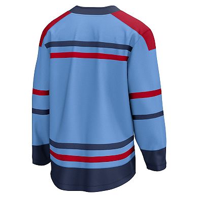 Men's Fanatics Branded  Light Blue Winnipeg Jets Anniversary Premier Breakaway Jersey