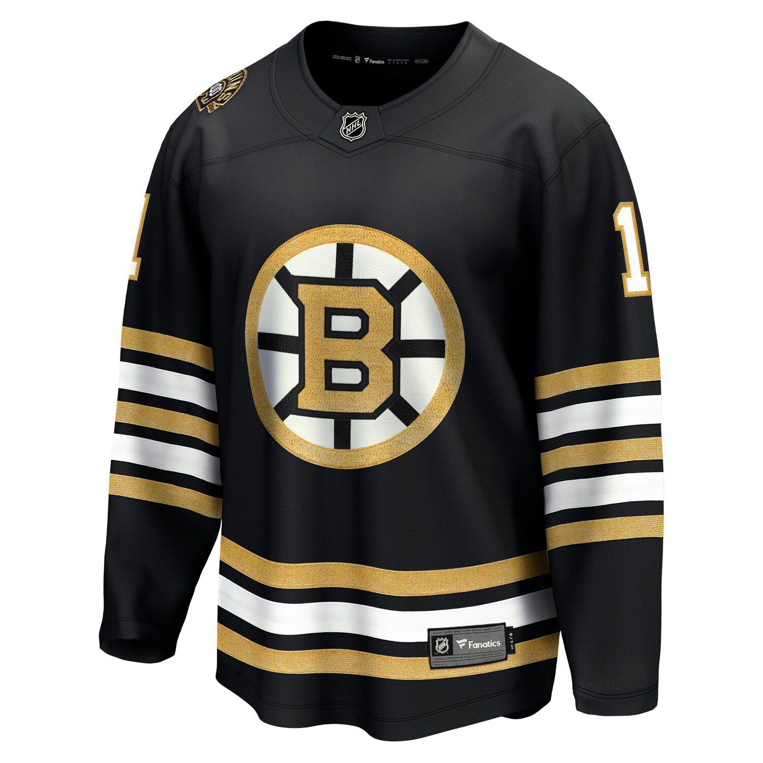 Men's Fanatics Branded Jeremy Swayman Black Boston Bruins 100th ...