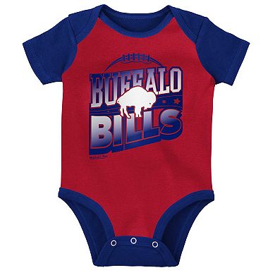 Newborn & Infant Mitchell & Ness Red/Royal Buffalo Bills Throwback Big ...