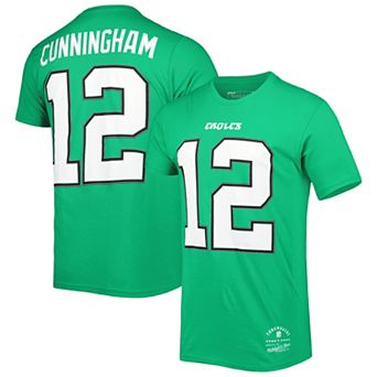 Men's Mitchell & Ness Randall Cunningham Kelly Green Philadelphia Eagles Retired Player Logo Name & Number T-Shirt