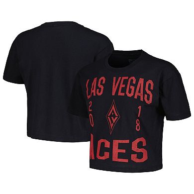 Women's Stadium Essentials  Black Las Vegas Aces City Year Cropped T-Shirt