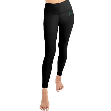 Women's Certo Black Michigan State Spartans Buttery Soft Midi Bra & Leggings Set