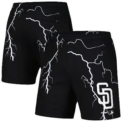 Men's PLEASURES Black San Diego Padres Lightning Shorts