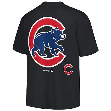 Men's PLEASURES Black Chicago Cubs Ballpark T-Shirt