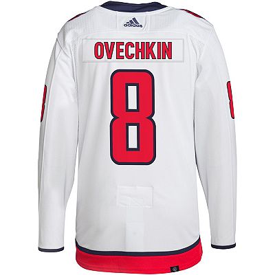 Men s adidas Alexander Ovechkin White Washington Capitals Away Captain Primegreen Authentic Player Jersey