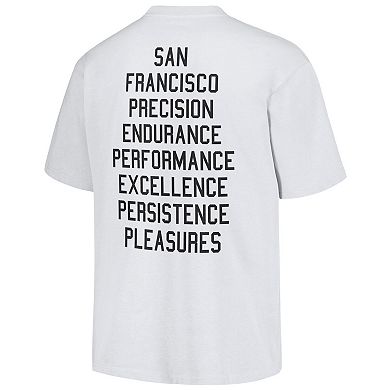 Men's PLEASURES White San Francisco Giants Precision T-Shirt