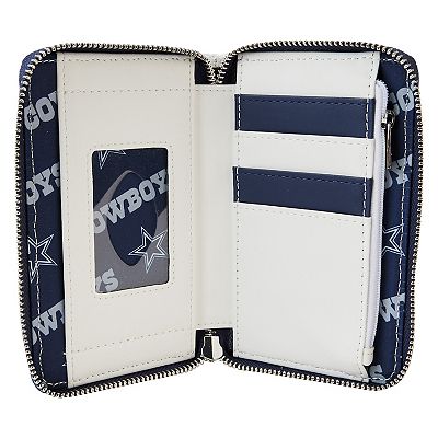 Loungefly Dallas Cowboys Sequin Zip Around Wallet