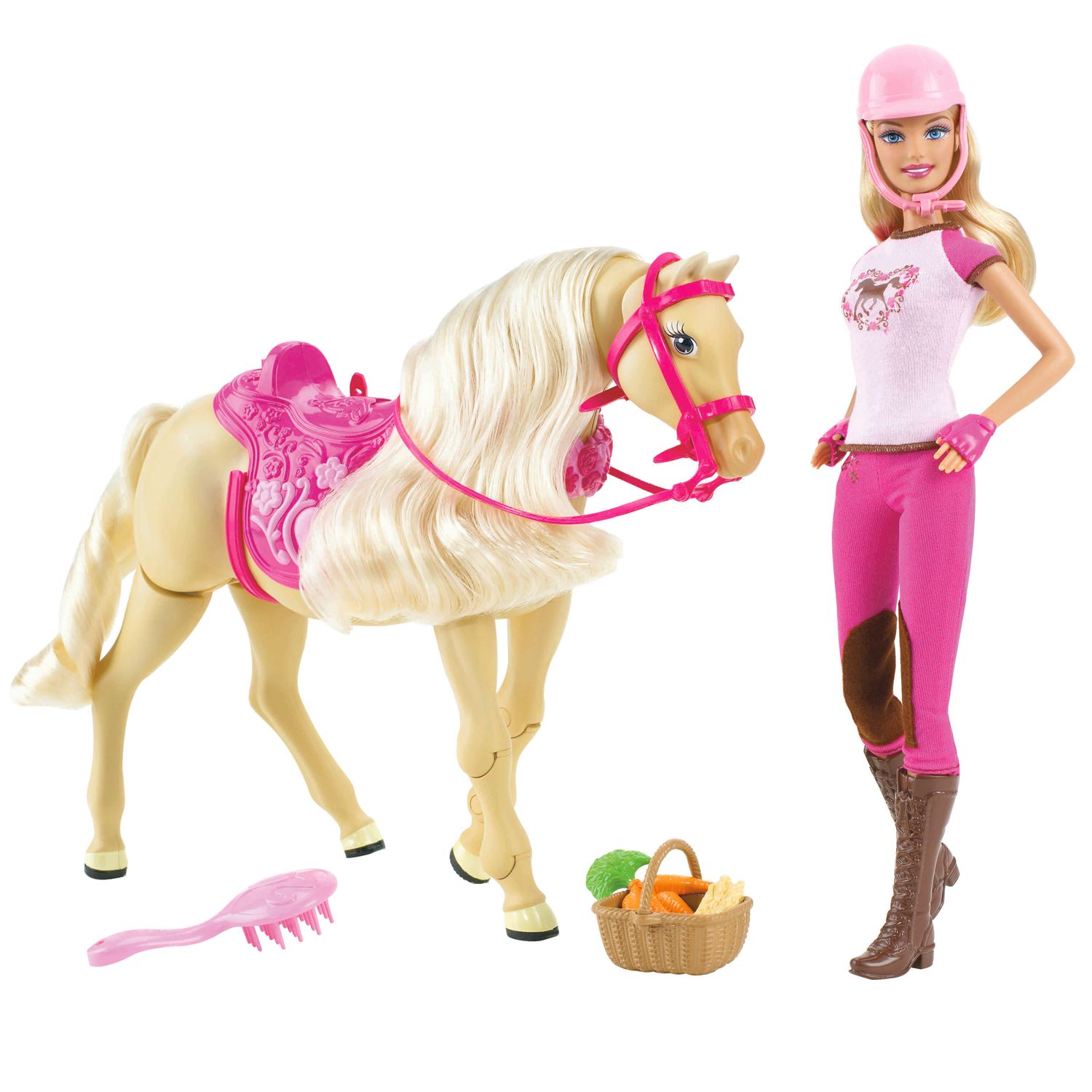 barbie doll horse set